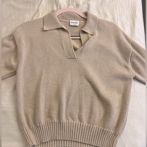 Aritzia Sunday collared good quality sweater size S